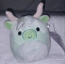 Squishmallows Iver the Longhorn Cow 4.5&quot;H NWT - £9.49 GBP