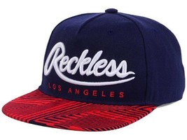 Young And Reckless Big R Script Blue Adjustable Snap Back Cap Hat - £16.66 GBP