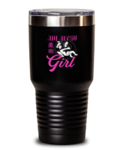 Tumbler 30 oz Stainless Steel Insulated Funny Jiu Jitsu Girl Karate Sports  - $34.95