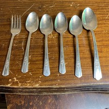 Wm Rogers Overlaid Silverplate 6 Pieces Vintage Desire Pattern - £13.66 GBP