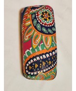 Vera Bradley Eye Glass Hard Case VENETIAN PAISLEY 2.5x6.5&quot; Large Oversiz... - $459.21 MXN