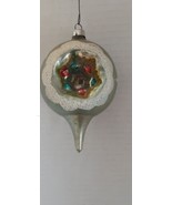 Vintage Antique Large German Indent Reflector Christmas Ornament merc gl... - £15.68 GBP