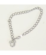 Charm Bracelet Walt Disney World Bling Mickey Mouse Head Rhinestones 7.5&quot; L - €10,98 EUR