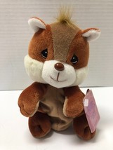 Precious Moments NEW Tender Tails CHIPMUNK 6&quot;  Plush Vintage Figure Toy - £3.89 GBP