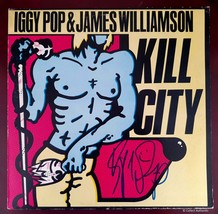 Iggy Pop Autograph Kill City LP COA #IP29874 - $395.00