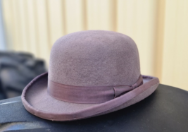 Classic Bowler Hat – Stylish Vintage Mock Brown Formal Hat for Men &amp; Women - $18.90+