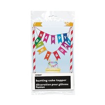 Rainbow Birthday Cake Bunting Topper  - $5.00