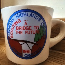 Boy Scouts of America Mug Cup BSA 1991 Spring Camporee Allegheny Highlan... - $9.49