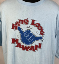 Vintage Hawaii T Shirt Hang Loose Surf Beach  Mens 2XL USA 80s 90s - $29.99