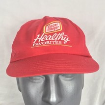 Oscar Mayer Healthy Favorites Hat Cap Red Adjustable Vintage Trucker - $16.50