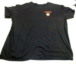 Tokyo Japan Front Back Graphic T-Shirt 2XL Black Retro Car Streetwear Tee - $11.40