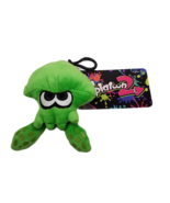 Splatoon 2 Green Squid 5 Inch Keychain Plush - $13.82