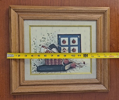 Pat Richter Art Print Julies World 16 x 14 inch Oak Frame Signed Great Condition Item image 5