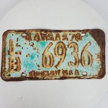 Vintage 1970 Kansas Plate Midway USA LB6936 For Crafting - $204.20 MXN