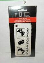 Choose Your Weapon Phone Decal Sticker~TV~Game Boy~Laptop~Tablet~appliances~Wall - £2.77 GBP