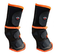 Horse Contoured Black PVC Mesh Summer Leg Protection FlyBoot 73502 - €12,87 EUR