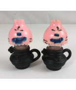 Vintage 1950s Cape Cod Cast Iron Oil Lamp 3&quot; Salt &amp; Pepper Shakers - €10,06 EUR