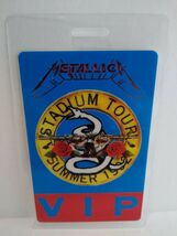 Metallica 1992 VIP Vintage Backstage Pass Laminated Original Snakes Guns... - $26.99