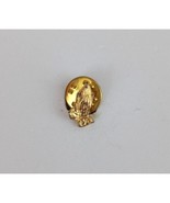Vintage Gold Tone The Lord&#39;s Praying Hands Religious Lapel Hat Pin - $11.61 CAD