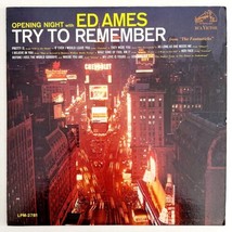 Ed Ames Try To Remember Live Vinyl Record 1964 33 12&quot; Opening Night VRG2 - $19.99