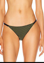 NEW SOLID &amp; STRIPED Green And Black The Morgan Bikini Bottom Separate (S... - £19.65 GBP