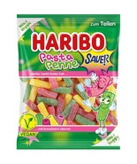 Haribo PASTA PENNE  fruit gummies -160g-VEGAN-Made in Germany-FREE SHIP - $170.87 MXN