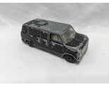 Vintage Yatming Black Van No 1501 Toy Car 2 3/4&quot; - £7.75 GBP