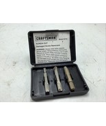 VINTAGE CRAFTSMAN 3 PC SCREW-OUT EXTRACTOR KIT 9-52154 MADE IN USA N2 - $20.61 CAD