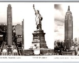 RPPC Mulitview Luoghi D&#39;Interesse Di New York Città Ny Nyc Unp Cartolina... - $6.10