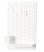 SKÅDIS Pegboard combination, white, 14 ¼x22 &quot;- New - $65.35