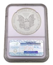 2011-(S) S$1 Silver American Eagle Graded by NGC as MS-69 Early Releases - £59.54 GBP