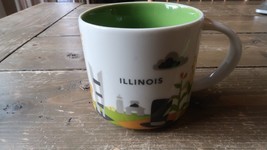 2015 Starbucks Coffee Mug You Are Here Illinois - $21.78