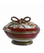 Fitz and Floyd Holiday Solstice Covered Vegetable Bowl - £135.94 GBP