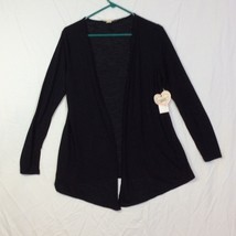 Self Esteem Sweater Shrug Open Front Black Long Sleeve Size M New With Tag - £13.25 GBP