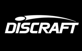 Discraft Disc Golf Ultimate Frisbee 8 x 2.5in Vinyl Decal Car Truck Wall Sticker - £3.85 GBP