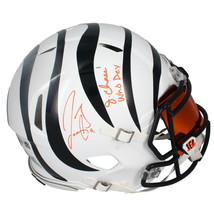 Joe Burrow &amp; Ja&#39;Marr Chase Autographed &quot;Who Dey&quot; Alt. Helmet Fanatics / Beckett - £1,363.04 GBP