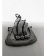 R TENNESMED SWEDEN VIKING SHIP Nordic Rune  PEWTER VintAGE - $1,505.39 MXN