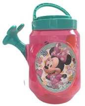Minnie Mouse Clear Beach Watering Can Shovel Rake 2 Sand Molds Pail Sifter - £12.48 GBP