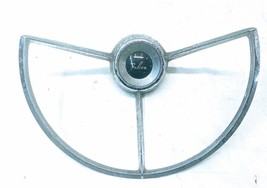 Ford C0DF-13A800-D 1960-1963 Falcon Steering Wheel Chrome Horn Ring w Emblem OEM - £35.37 GBP