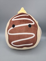 Squishmallow Food NWT New 8” Boston Cream Donut Dessert Breakfast Plush Pat - $13.84