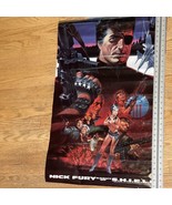 ROLLED 1988 NICK FURY AGENT of SHIELD MARVEL COMICS PROMO ADVERTISING PO... - £10.64 GBP
