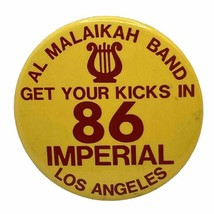 1986 Los Angeles Al Malaikah Band Zuhrah Masonic Shriner Freemason Pinback - £5.96 GBP