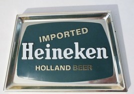Vintage Imported Heineken Holland Beer Bar Sign Advertisement 1969 Plastic - £28.07 GBP