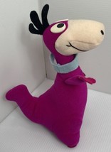 Vintage Strottman The Flintstones Dino Plush 8.5 Inches Hana Barbera Purple - £8.91 GBP