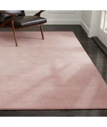 Area Rugs 10&#39; x 14&#39; Baxter Blush Pink Hand Tufted CRATE &amp; BARREL Woolen ... - $2,074.18 CAD