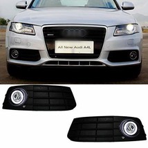 AupTech LED Angel Eyes Fog Light Lamp DRL Exact-Fit Fog Bumper Cover wit... - £125.84 GBP