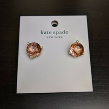 Kate Spade Rise and Shine Stud Earrings Light Peach NWT - £25.31 GBP
