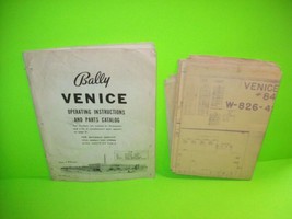 VENICE 1968 Original Bingo Game Pinball Machine Service Manual &amp; Schematic Bally - £39.41 GBP
