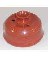 Beautiful 1988 Glazed Redware Inkwell with 3 Quill Storing Holes By Doro... - £52.56 GBP