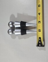 2 Stainless Wine Bottle Ball Bearing Top Stopper - $12.86